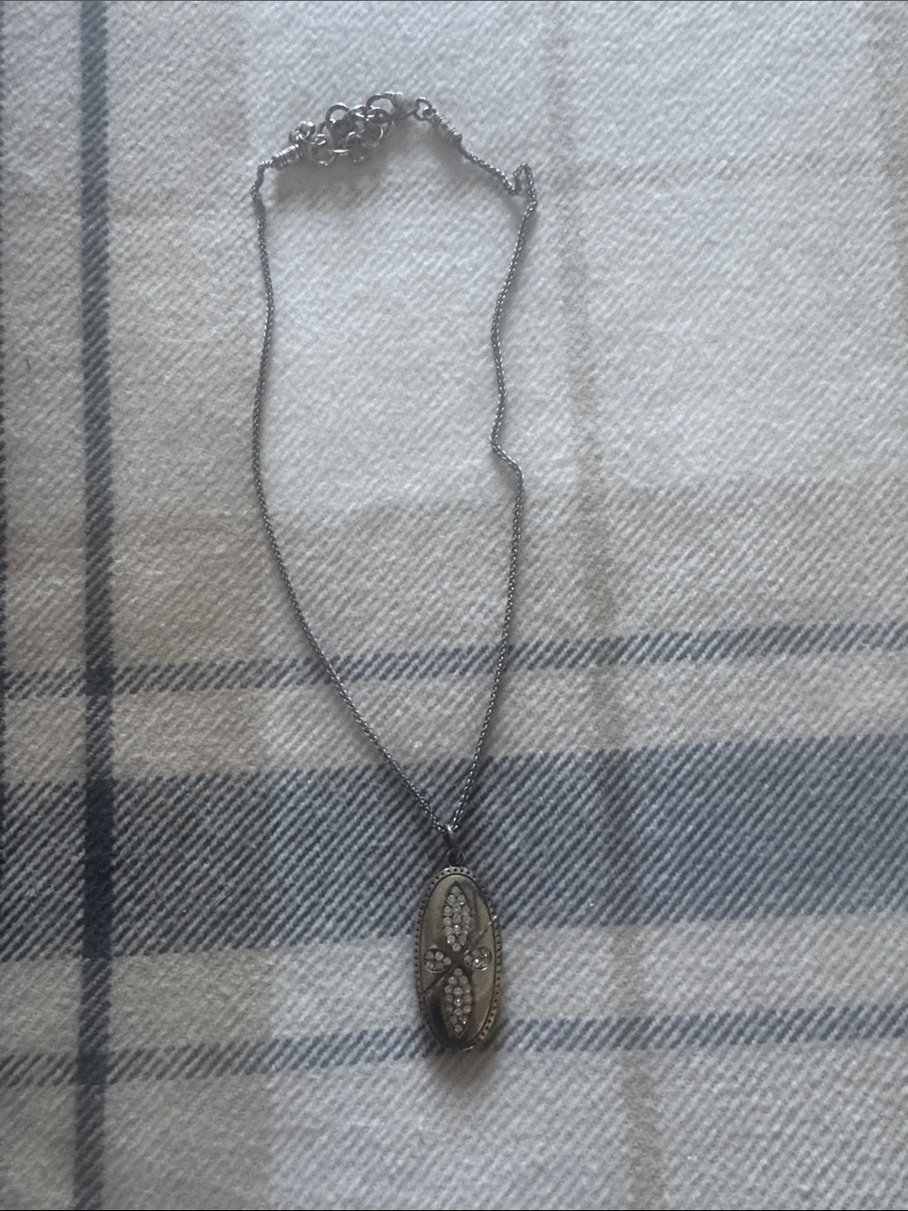 Brighton Silver Heart Butterfly Pendant Necklace